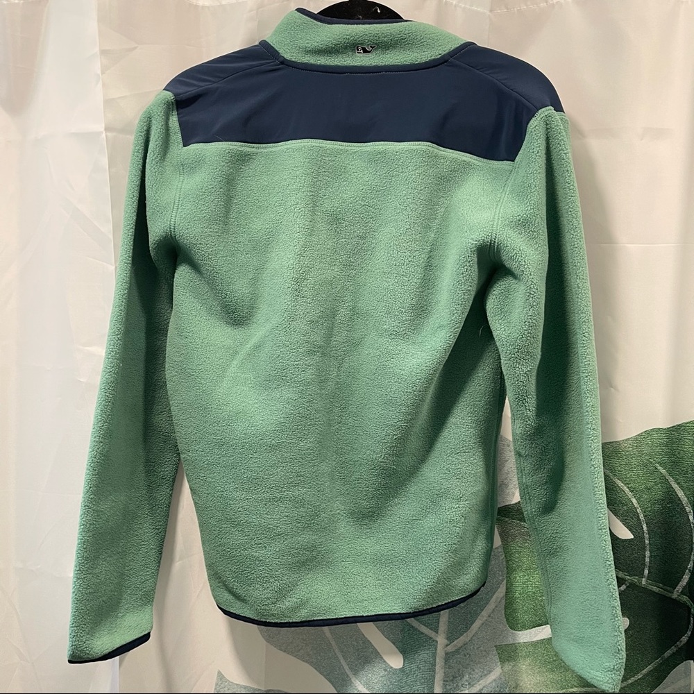 VINEYARD VINES • green zip up pullover SIZE XS - Picture 5 of 5